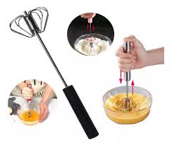 SpinWhisk – Batidora de huevos leche semiautomática sin esfuerzo